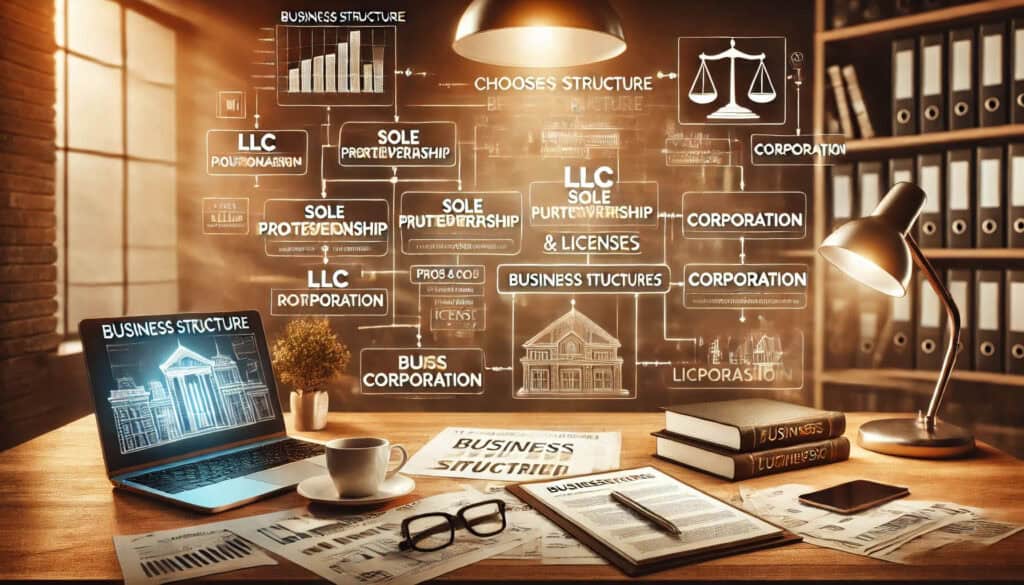 Choosing the Right Business Structure and Licenses