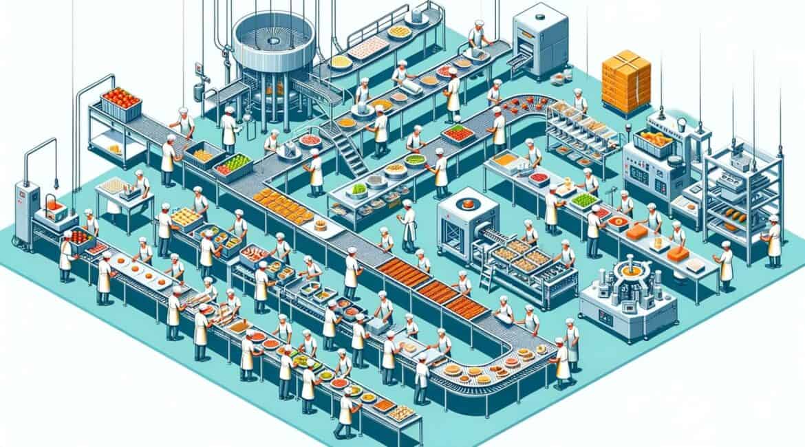 Establishing an Efficient Food Assembly Line for Large-Scale Events