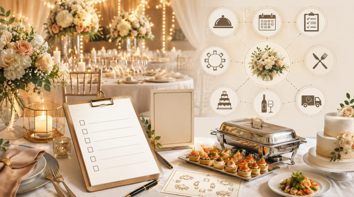 Wedding catering planning checklist for reception setup